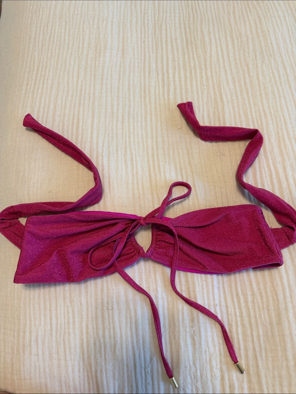 Monday swim Copacabana Top - Fuchsia Berry Shimmer